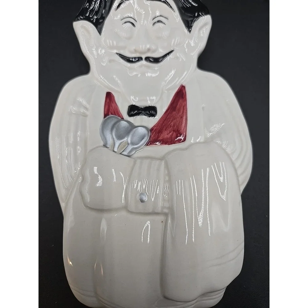Department 56 Coffee Break Chef Spoon Rest Wall Decor Black White Decor W/‎ Box